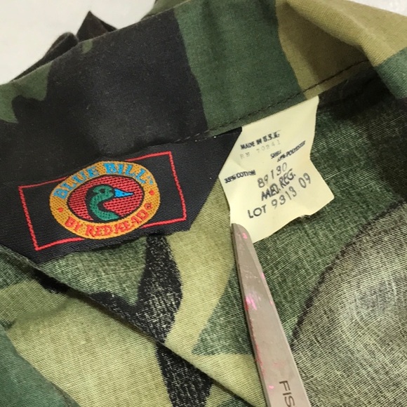 VINTAGE REDHEAD Hunting Camouflage Coveralls Unlined Size Med regular pre owned - Picture 11 of 12